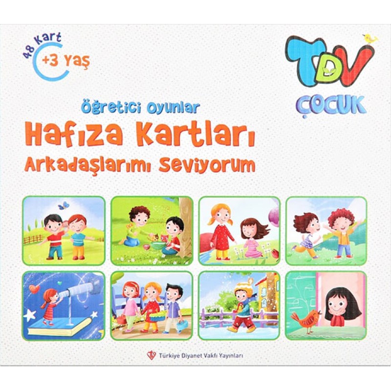 Öğretici Oyunlar Hafıza Kartları - Arkadaşlarımı Seviyorum Öğretici Oyunlar Hafıza Kartları - Arkadaşlarımı Seviyorum