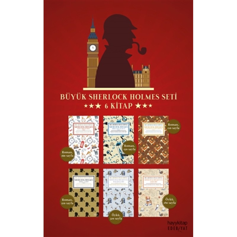 Büyük Sherlock Holmes Seti (6 Kitap Takım) Büyük Sherlock Holmes Seti (6 Kitap Takım)