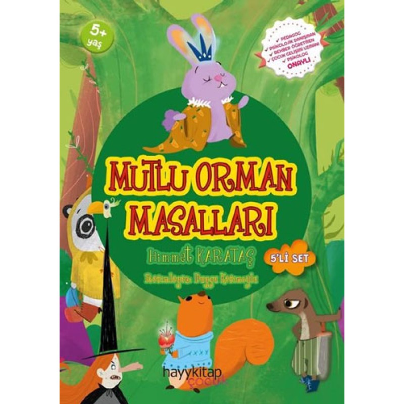 Mutlu Orman Masalları Seti - 5 Kitap Takım Mutlu Orman Masalları Seti - 5 Kitap Takım