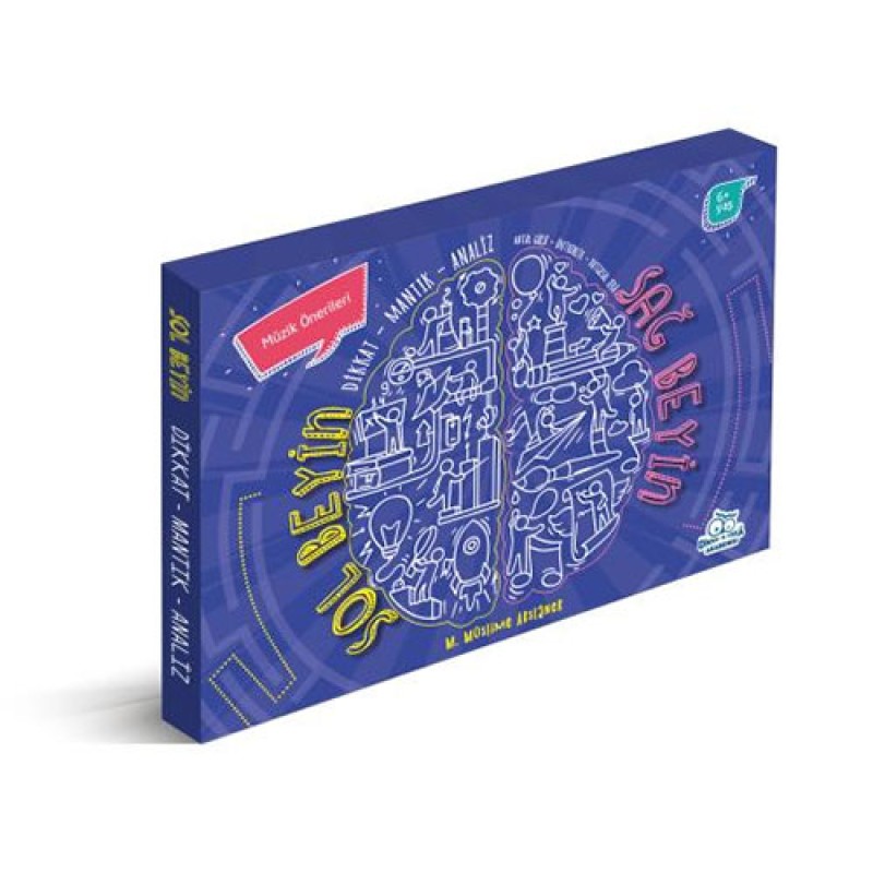 Sağ Beyin Sol Beyin Egzersizleri Seti - 3 Kitap Takım Sağ Beyin Sol Beyin Egzersizleri Seti - 3 Kitap Takım