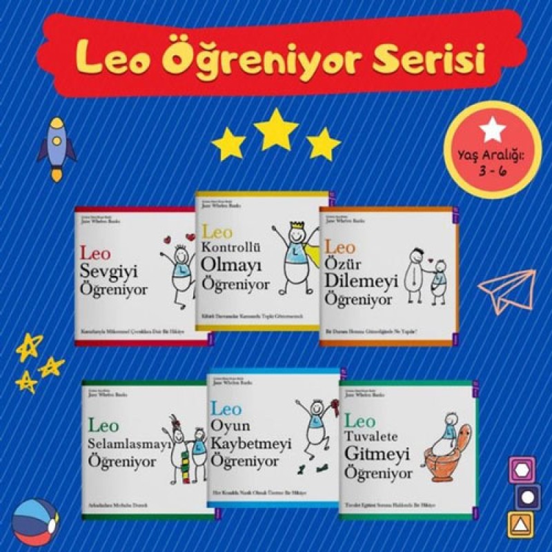 Leo Öğreniyor Serisi - 6 Kitap Takım Leo Öğreniyor Serisi - 6 Kitap Takım