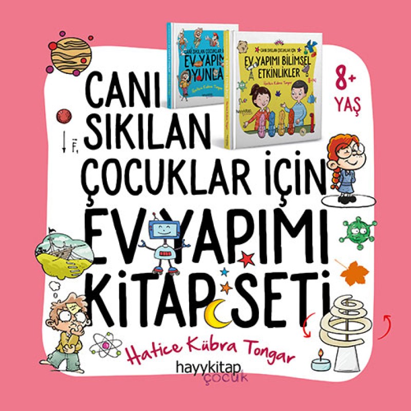 Canı Sıkılan Çocuklar İçin Ev Yapımı 2’li Kitap Seti (8+ Yaş) Canı Sıkılan Çocuklar İçin Ev Yapımı 2’li Kitap Seti (8+ Yaş)
