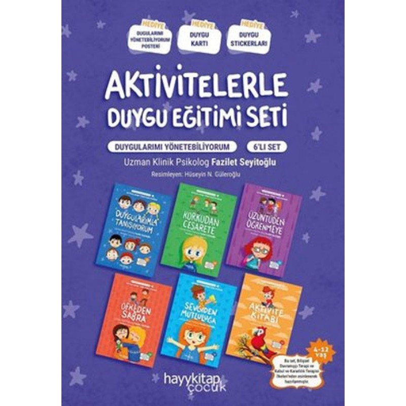 Aktivitelerle Duygu Eğitimi Seti - 6 Kitap Takım