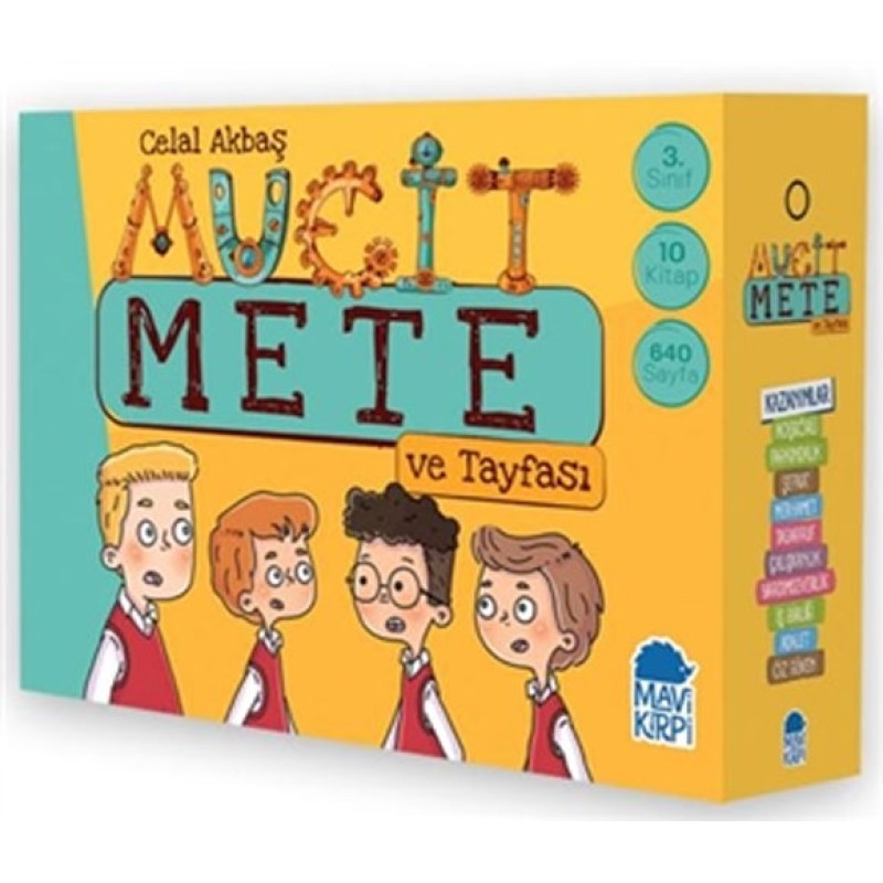 Mucit Mete ve Tayfası - 10 Kitap Takım Mucit Mete ve Tayfası - 10 Kitap Takım
