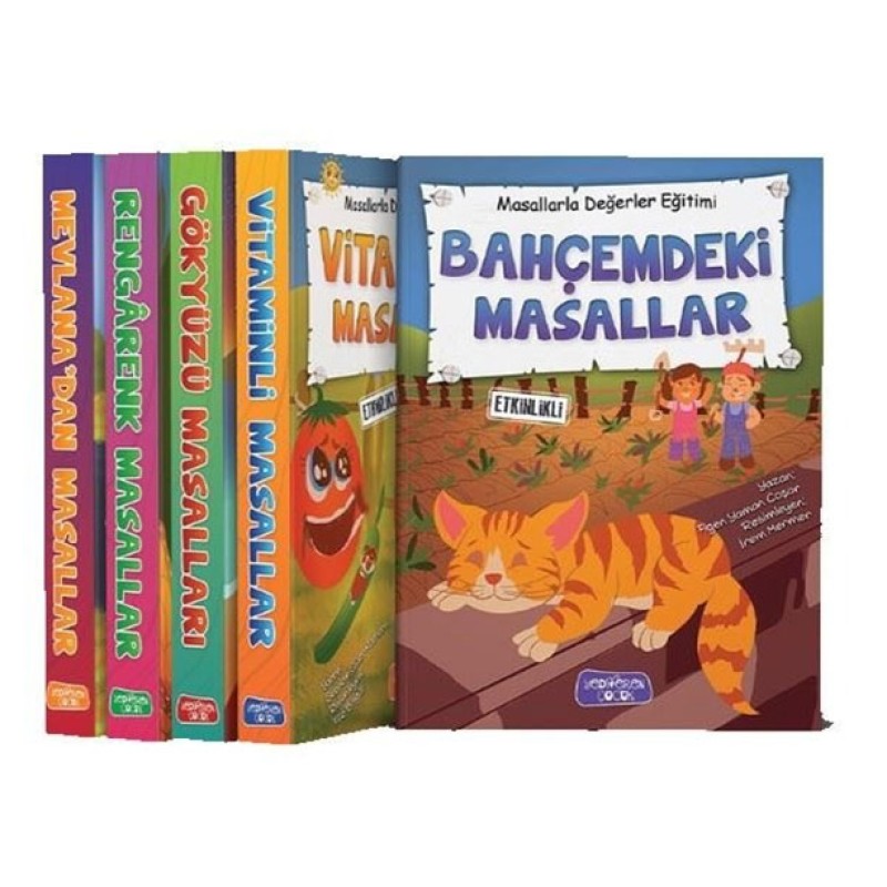 Masallarla Değerler Eğitimi Seti-5 Kitap Takım Masallarla Değerler Eğitimi Seti-5 Kitap Takım