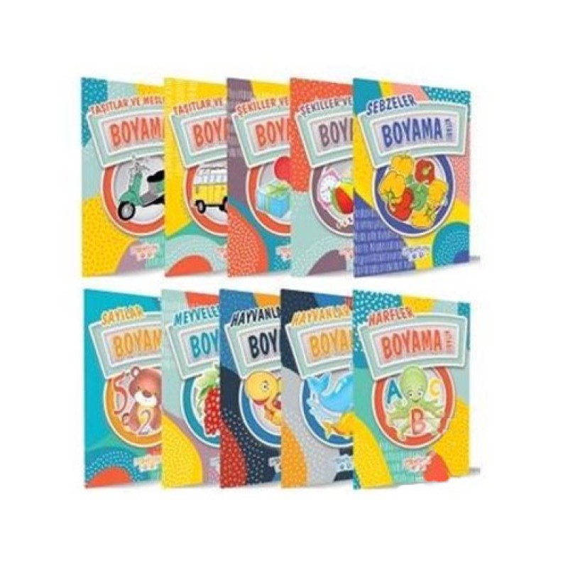 Boyama Kitapları - 10 Kitap Takım