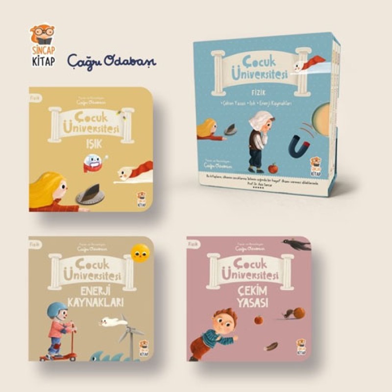 Çocuk Üniversitesi Fizik Set - 3 Kitap Takım Çocuk Üniversitesi Fizik Set - 3 Kitap Takım