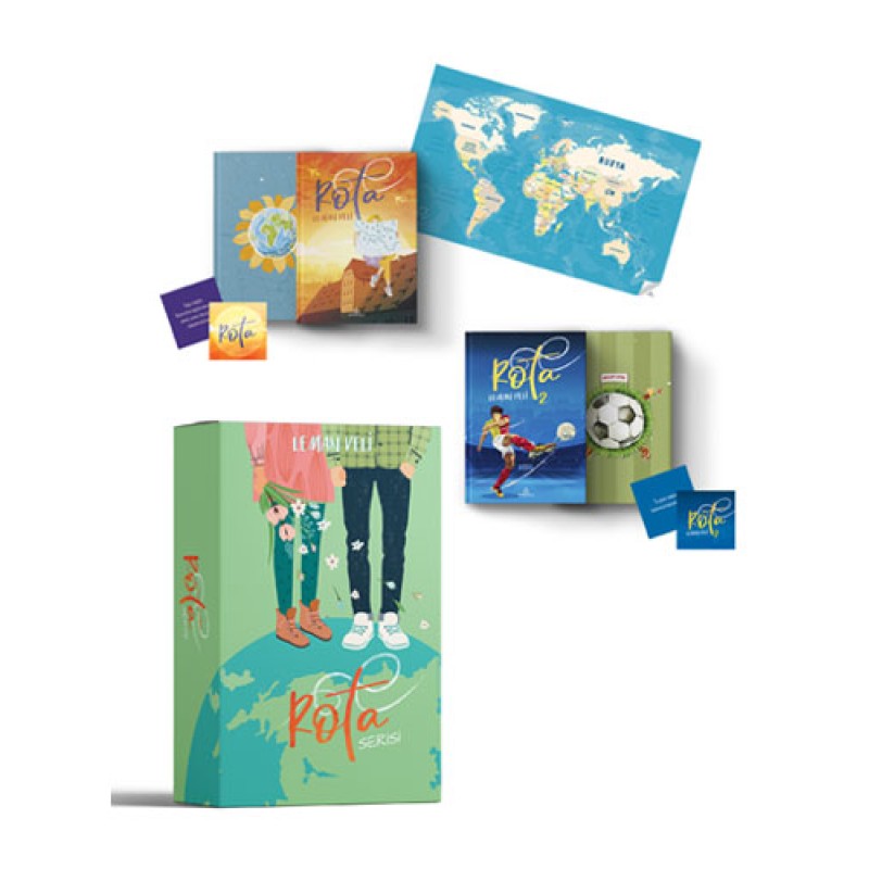 Rota Serisi Hediyeli Özel Kutu - 2 Kitap (Ciltli) Rota Serisi Hediyeli Özel Kutu - 2 Kitap (Ciltli)