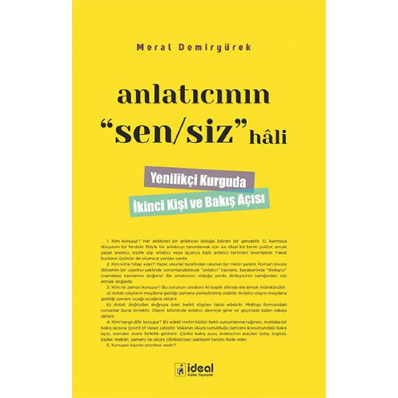 Anlatıcının Sensiz Hali Anlatıcının Sensiz Hali