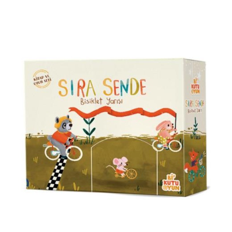Sıra Sende - Bisiklet Yarışı - Kitap ve Oyun Seti Sıra Sende - Bisiklet Yarışı - Kitap ve Oyun Seti