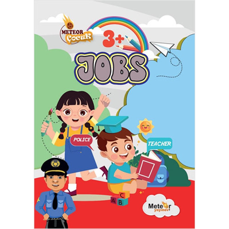 Jobs (Meslekler) Türkçe – İngilizce Boyama Kitabı Jobs (Meslekler) Türkçe – İngilizce Boyama Kitabı