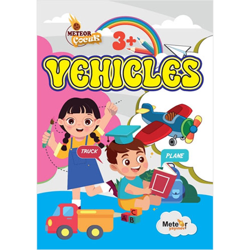 Vehicles (Araçlar) Türkçe – İngilizce Boyama Kitabı Vehicles (Araçlar) Türkçe – İngilizce Boyama Kitabı