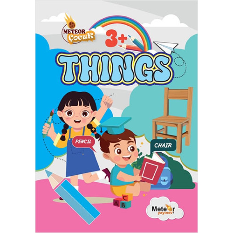 Things (Eşyalar) Türkçe – İngilizce Boyama Kitabı Things (Eşyalar) Türkçe – İngilizce Boyama Kitabı