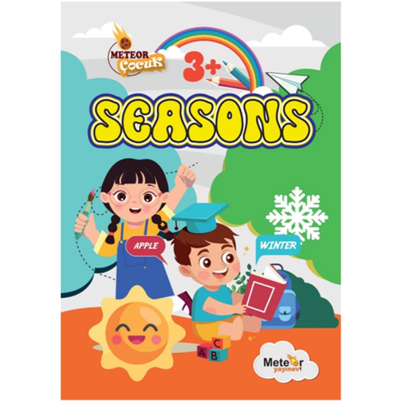 Seasons (Mevsimler) Türkçe - İngilizce Boyama Kitabı Seasons (Mevsimler) Türkçe - İngilizce Boyama Kitabı