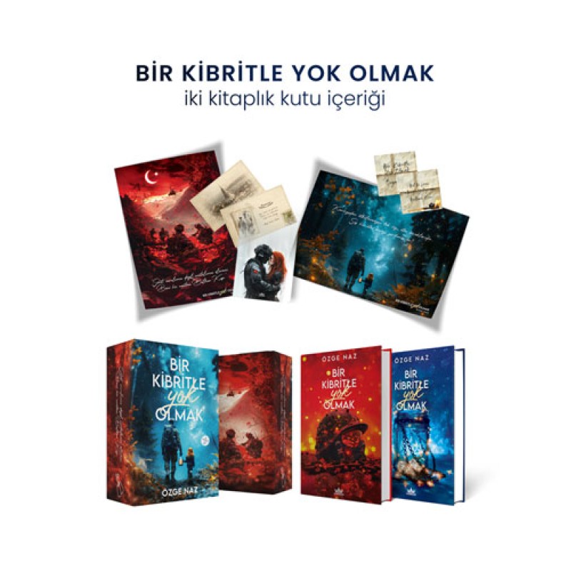 Bir Kibritle Yok Olmak İki Kitap Set (Hediyeli Özel Kutu - Ciltli) Bir Kibritle Yok Olmak İki Kitap Set (Hediyeli Özel Kutu - Ciltli)
