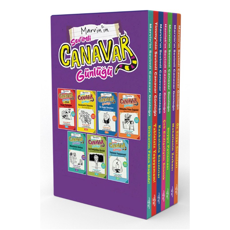 Sevimli Canavar Günlüğü - 7 Kitap Takım Kutulu Sevimli Canavar Günlüğü - 7 Kitap Takım Kutulu