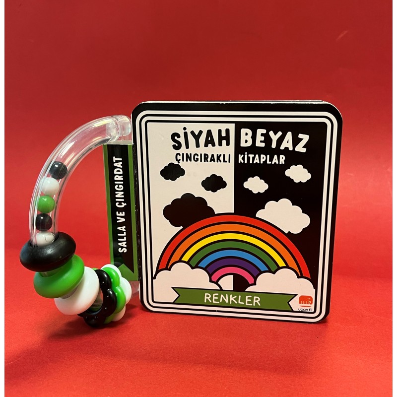 Siyah Beyaz  Çıngıraklı Kitaplar - Renkler (Ciltli)