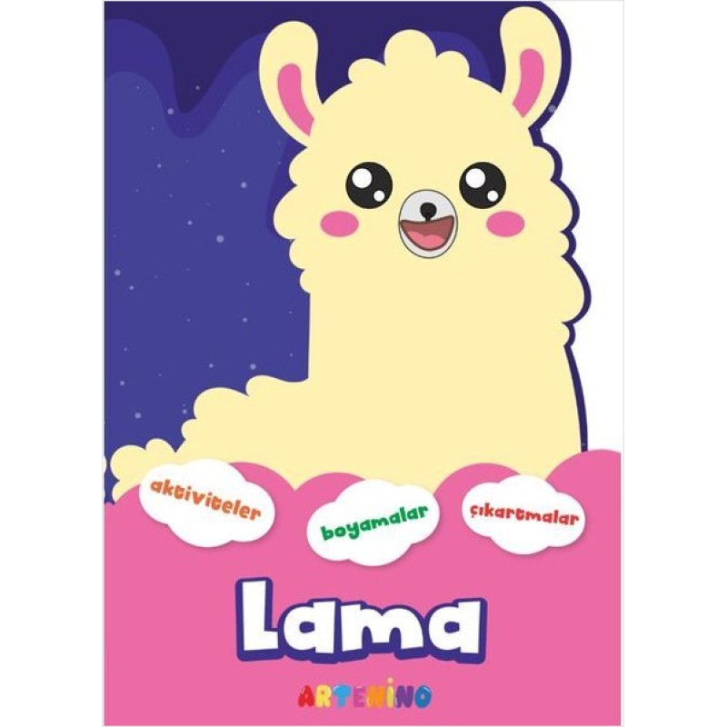 Lama - Şekilli Hayvanlar Serisi - Aktiviteler Boyamalar Çıkartmalar Lama - Şekilli Hayvanlar Serisi - Aktiviteler Boyamalar Çıkartmalar