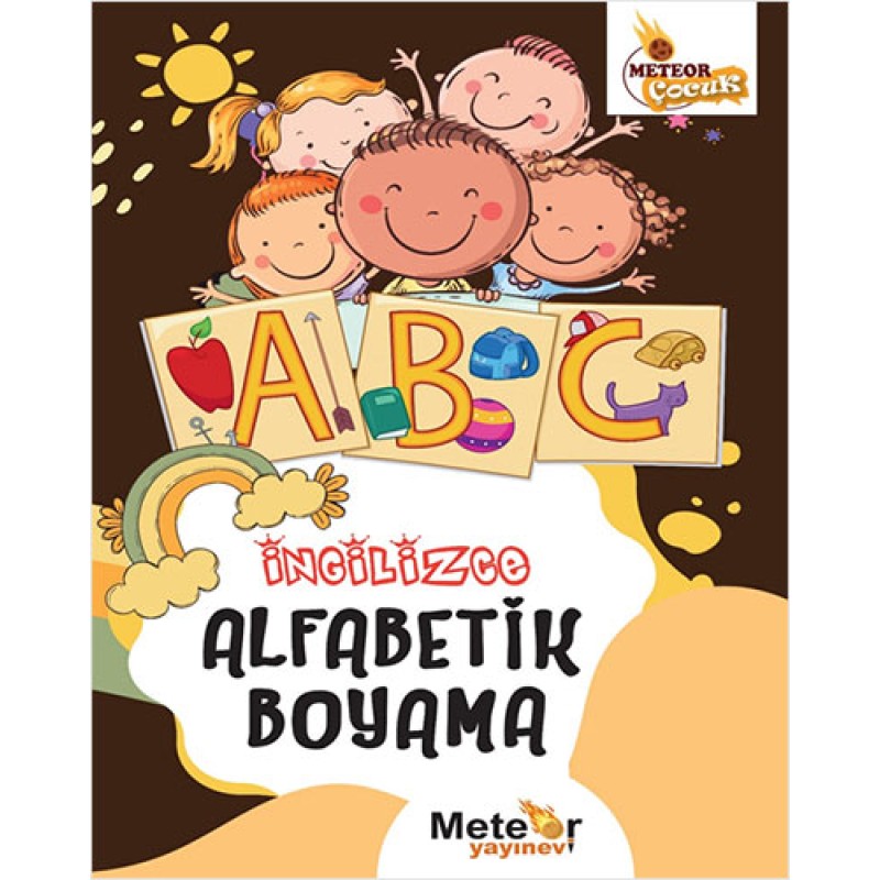 İngilizce Alfabetik Boyama Kitabı İngilizce Alfabetik Boyama Kitabı