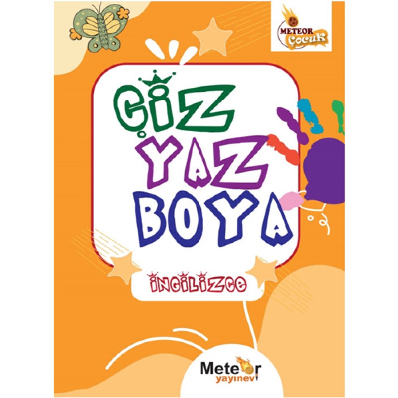 Çiz Yaz Boya İngilizce Boyama Kitabı Çiz Yaz Boya İngilizce Boyama Kitabı