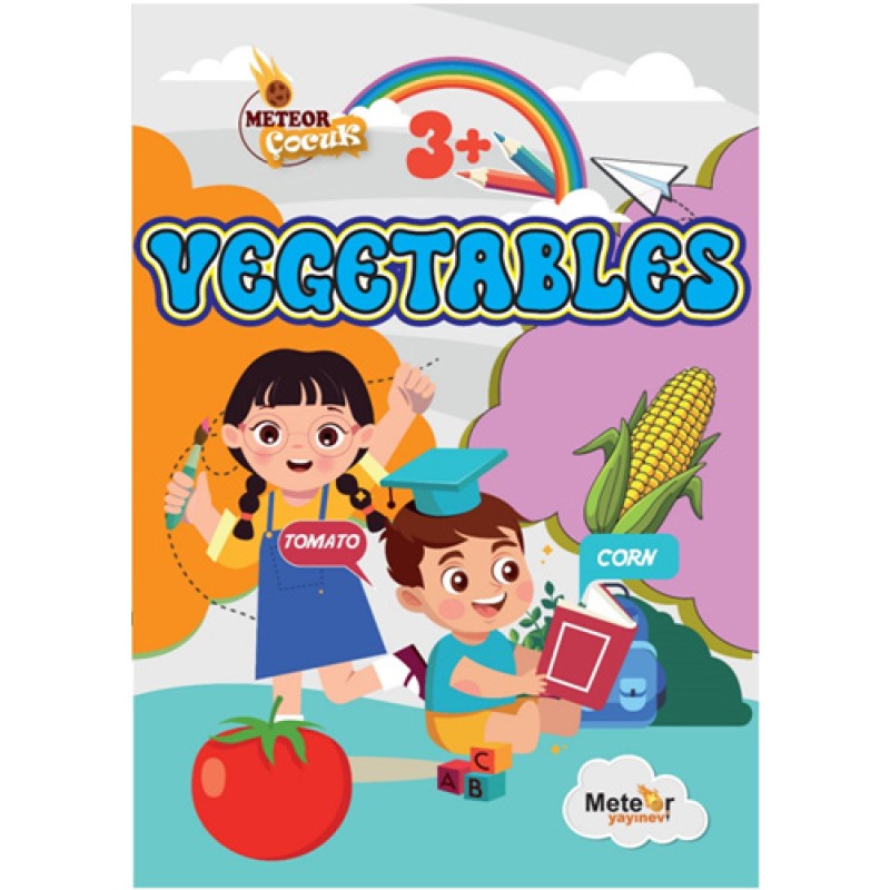 Vegetables (Sebzeler) Türkçe - İngilizce Boyama Kitabı Vegetables (Sebzeler) Türkçe - İngilizce Boyama Kitabı
