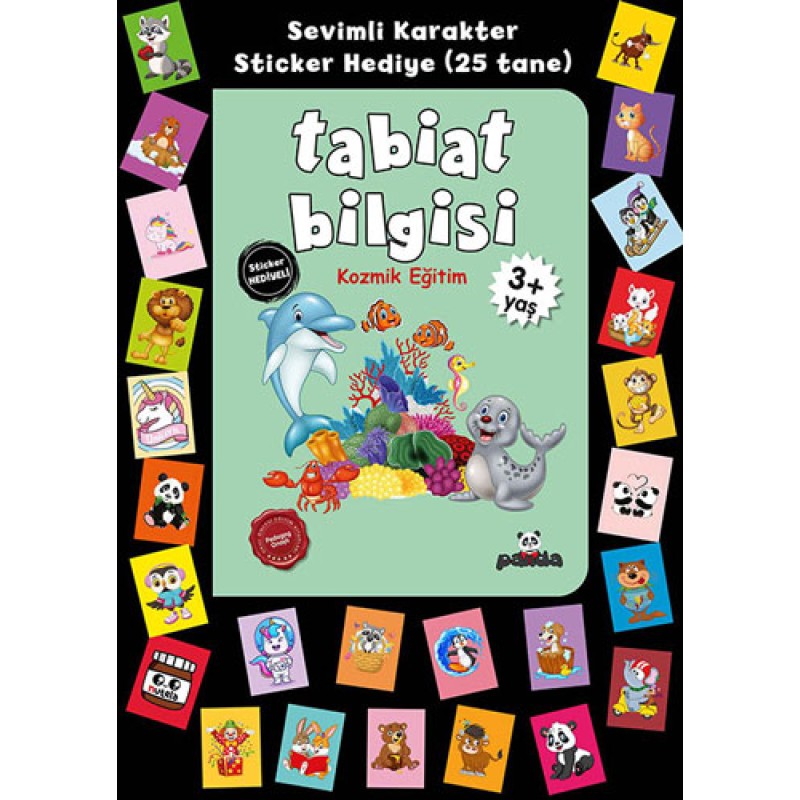 Stickerlı 3+ Yaş Tabiat Bilgisi (Kozmik Eğitim) Stickerlı 3+ Yaş Tabiat Bilgisi (Kozmik Eğitim)