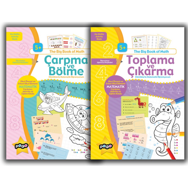 Etkinliklerle Matematik Seti - 2 Kitap Takım Etkinliklerle Matematik Seti - 2 Kitap Takım