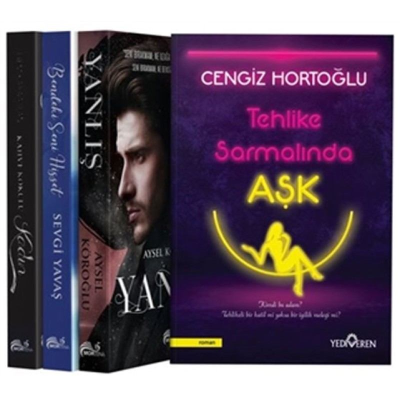 Tehlikeli Aşk Seti - 4 Kitap Takım Tehlikeli Aşk Seti - 4 Kitap Takım