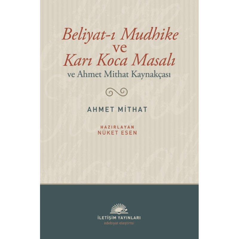 Beliyat-ı Mudhike ve Karı Koca Masalı Beliyat-ı Mudhike ve Karı Koca Masalı