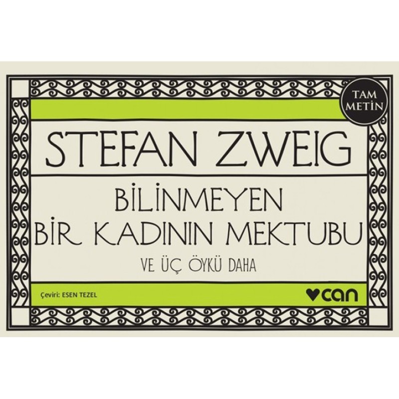 Bilinmeyen Bir Kadının Mektubu ve Üç Öykü Daha-Mini Kitap Bilinmeyen Bir Kadının Mektubu ve Üç Öykü Daha-Mini Kitap