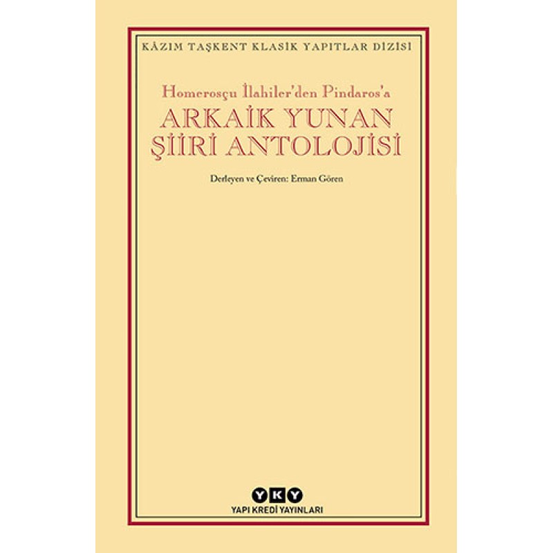 Arkaik Yunan Şiiri Antolojisi