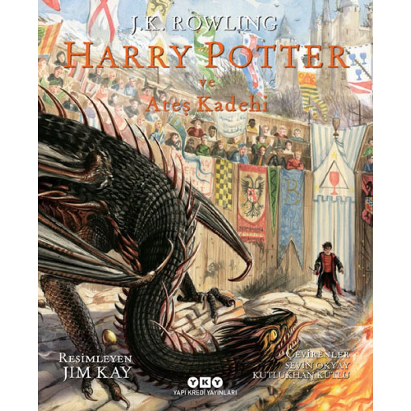 Harry Potter ve Ateş Kadehi  - 4 (Resimli Özel Baskı) (Ciltli)
