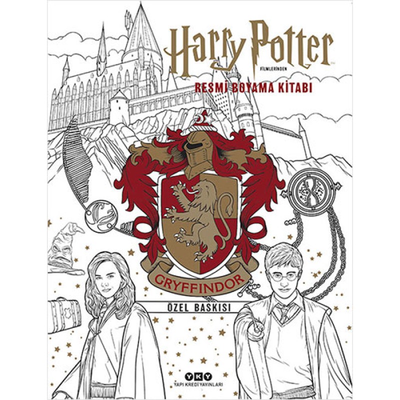 Harry Potter Filmlerinden Resmi Boyama Kitabı – Gryffindor Özel Baskısı Harry Potter Filmlerinden Resmi Boyama Kitabı – Gryffindor Özel Baskısı
