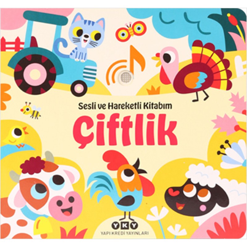 Sesli Ve Hareketli Kitabım - Çiftlik (Ciltli) Sesli Ve Hareketli Kitabım - Çiftlik (Ciltli)