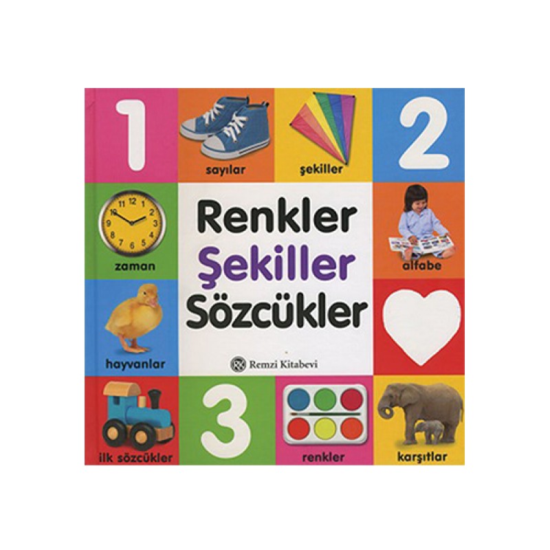 Renkler Şekiller Sözcükler (Ciltli) Renkler Şekiller Sözcükler (Ciltli)