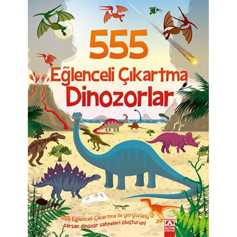 555 Eğlenceli Çıkartma - Dinozorlar