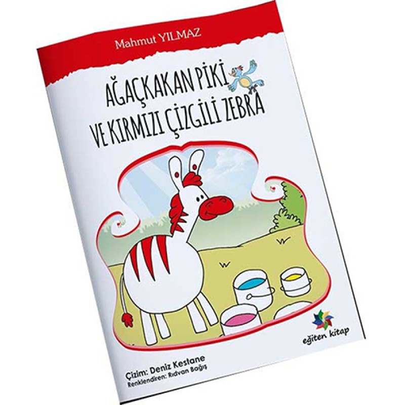 Ağaçkakan Piki ve Kırmızı Çizgili Zebra Ağaçkakan Piki ve Kırmızı Çizgili Zebra