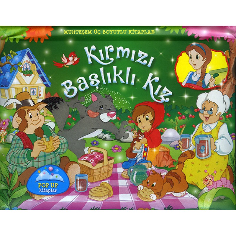 Muhteşem Üç Boyutlu Kitaplar - Kırmızı Başlıklı Kız (Ciltli) Muhteşem Üç Boyutlu Kitaplar - Kırmızı Başlıklı Kız (Ciltli)