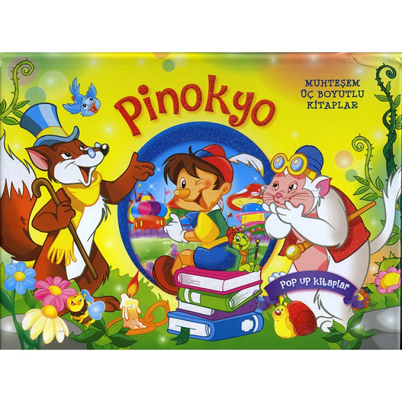Muhteşem Üç Boyutlu Kitaplar - Pinokyo (Ciltli) - Büyük Boy Muhteşem Üç Boyutlu Kitaplar - Pinokyo (Ciltli) - Büyük Boy
