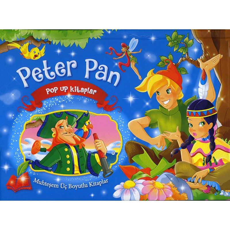 Muhteşem Üç Boyutlu Kitaplar - Peter Pan (Ciltli) - Büyük Boy