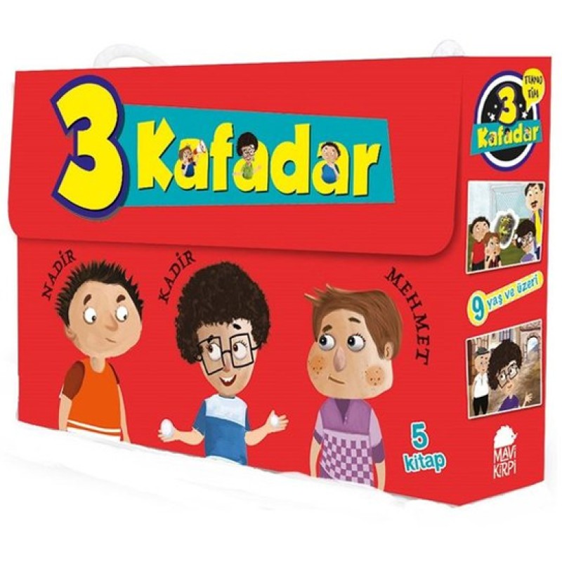 3 Kafadar Tekno Tim Set - 5 Kitap Takım 3 Kafadar Tekno Tim Set - 5 Kitap Takım