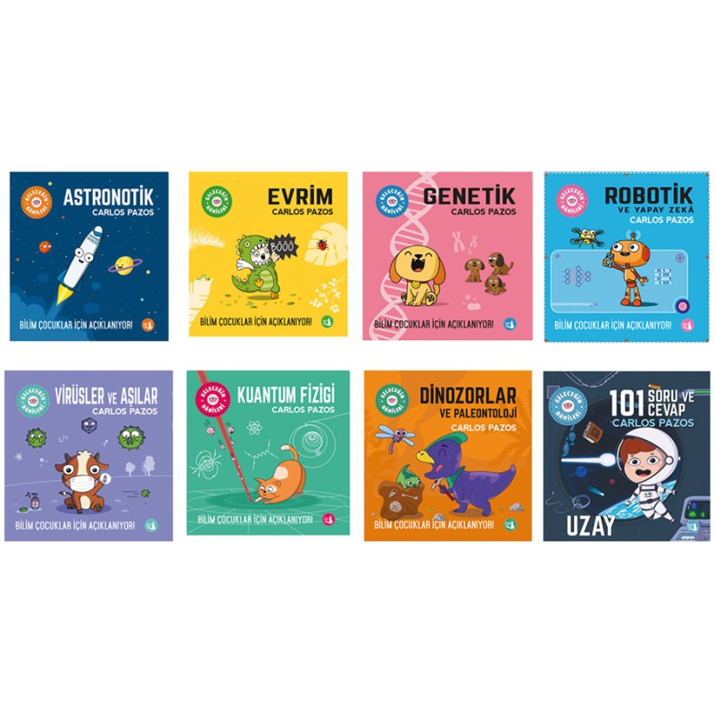 Geleceğin Dâhileri Seti - 8 Kitap Takım