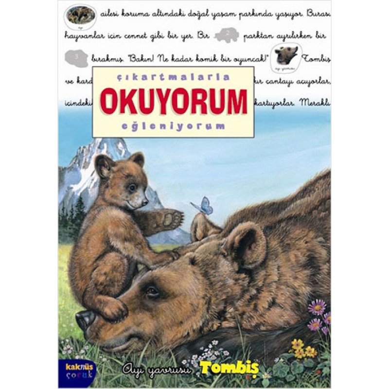 Çıkartmalarla Okuyorum Eğleniyorum- Ayı Yavrusu Tombiş