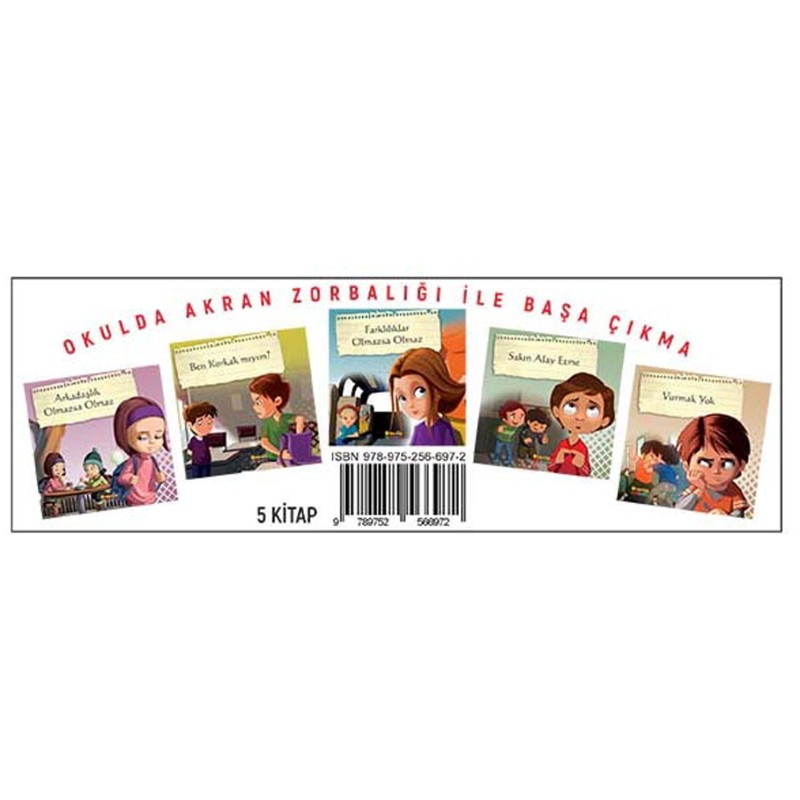Okulda Akran Zorbalığı İle Başa Çıkma Seti - 5 Kitap Takım Okulda Akran Zorbalığı İle Başa Çıkma Seti - 5 Kitap Takım