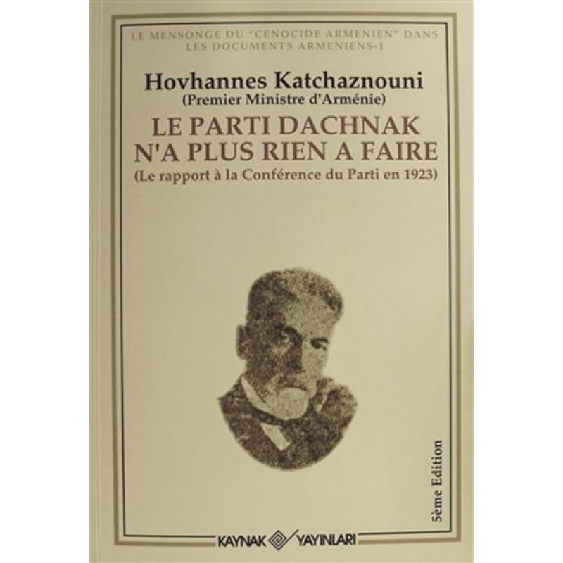 Le Parti Dachnak Na Plus Rien a Faire