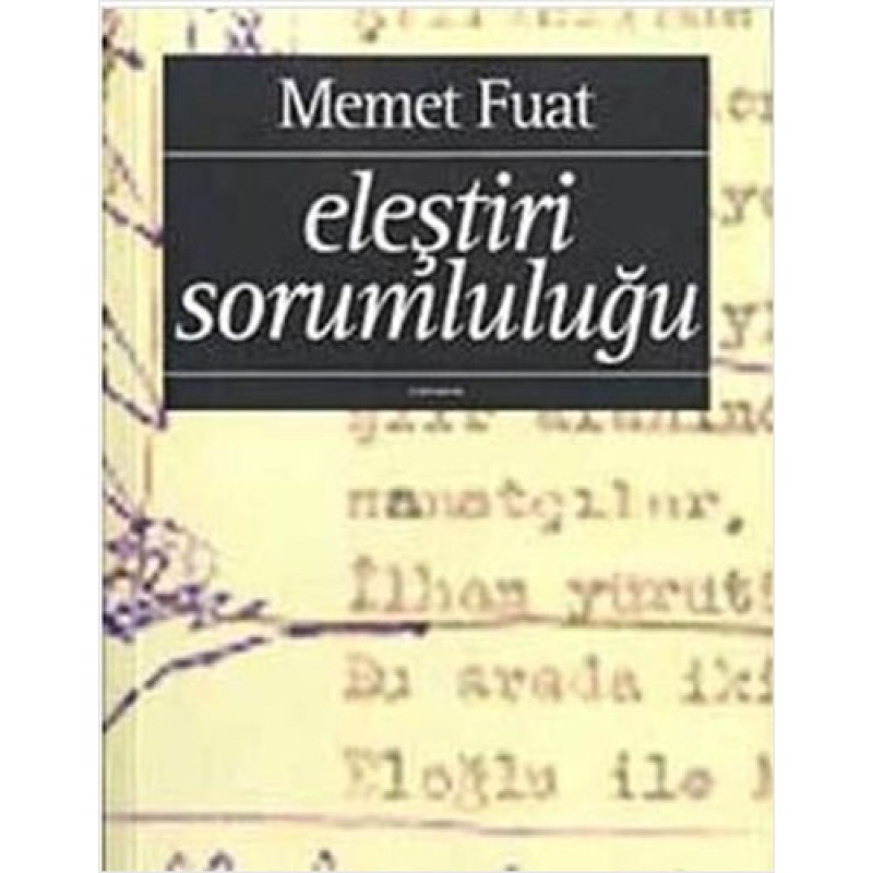 Eleştiri Sorumluluğu Eleştiri Sorumluluğu