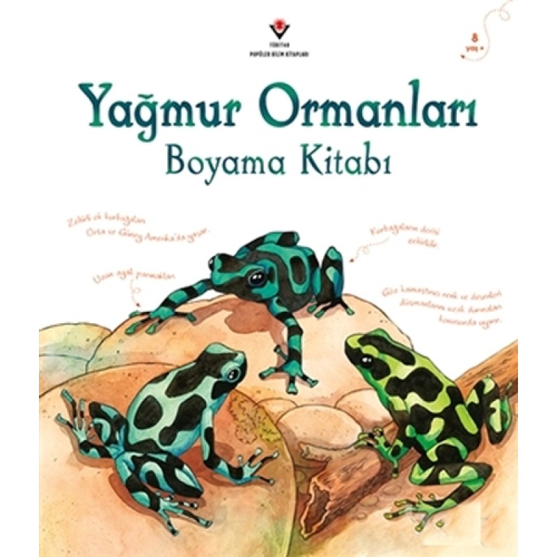 Yağmur Ormanları Boyama Kitabı Yağmur Ormanları Boyama Kitabı