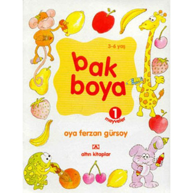 Bak Boya 1 - Meyveler Bak Boya 1 - Meyveler