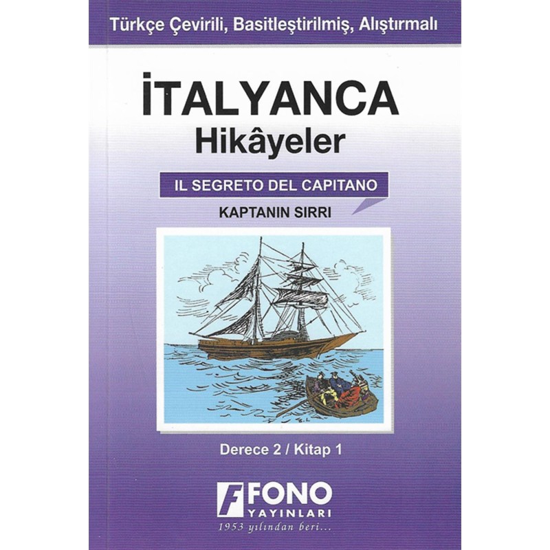 İtalyanca Hikayeler - Kaptanın Sırrı - Derece 2 (Cep Boy) İtalyanca Hikayeler - Kaptanın Sırrı - Derece 2 (Cep Boy)