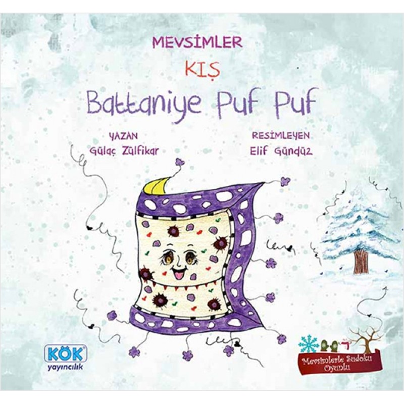 Mevsimler Kış - Battaniye Puf Puf Mevsimler Kış - Battaniye Puf Puf
